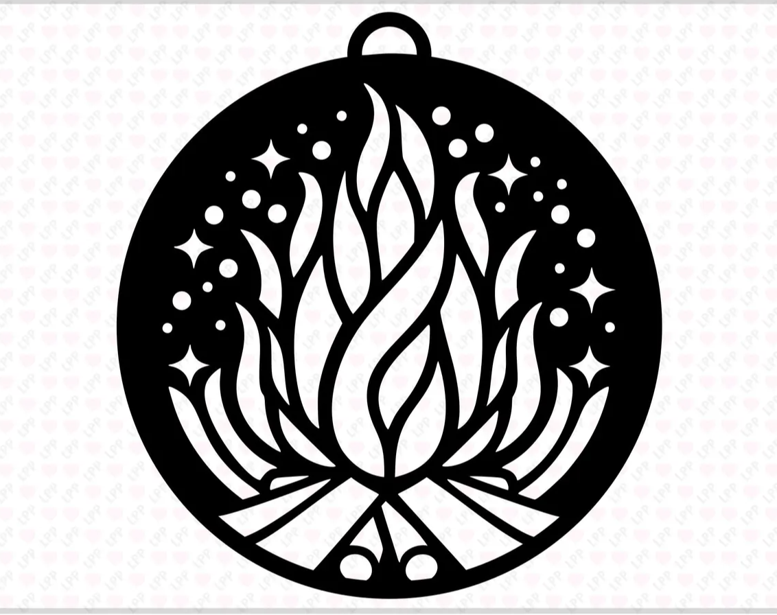 Campfire Crushed Glass