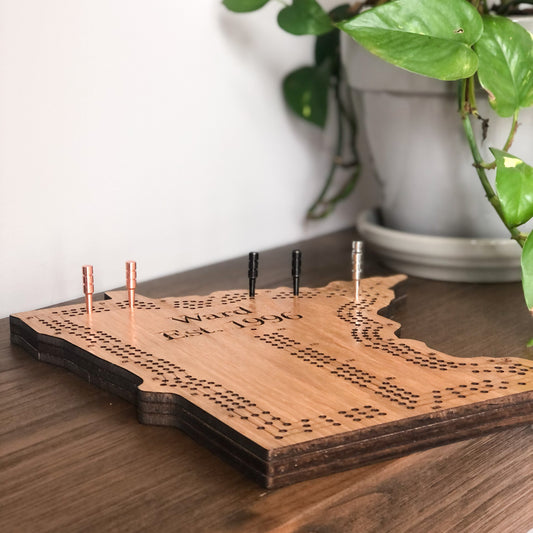 Minnesota Cribbage Board