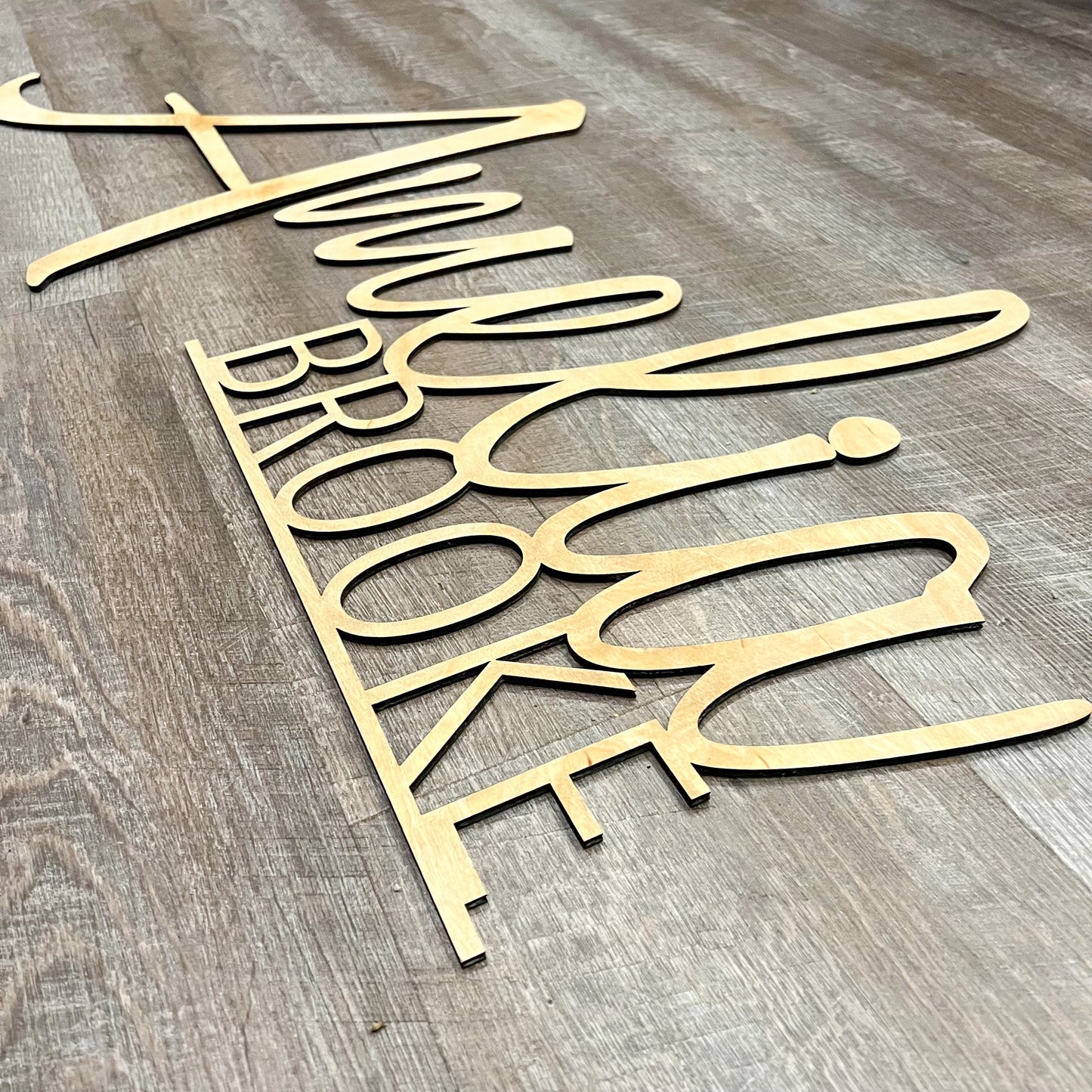 Custom Name Cutout