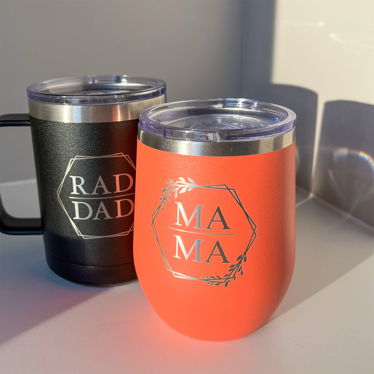 Polar Camel Insulated Mug - Dad Established Mug - Personalized Engraved  Polar Camel YETI Clone - for the GREATEST DAD EVER!