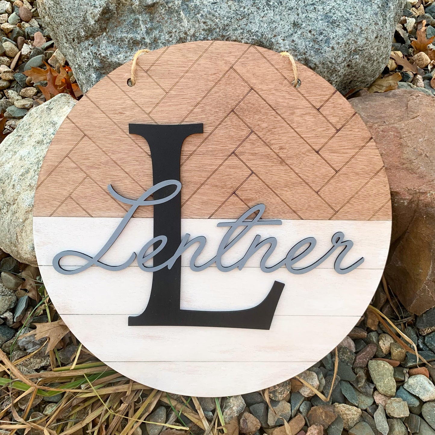 Last Name Door Hanger