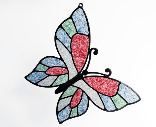 Butterfly Crushed Glass