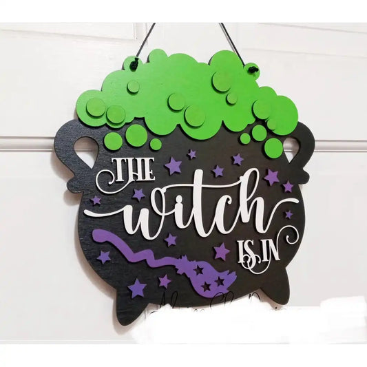 Witch Is In Door Hanger
