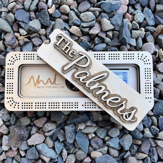 Personalized Cribbage Board