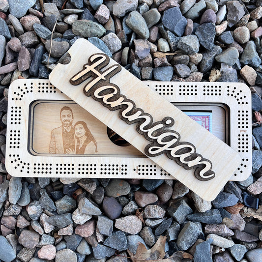 Personalized Cribbage Board