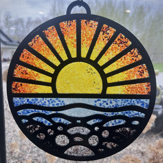 Pebble Beach Crushed Glass