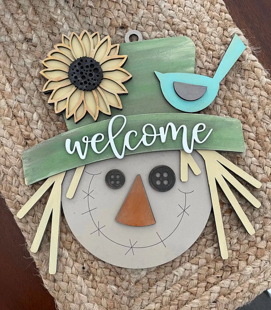 Scarecrow Door Hanger