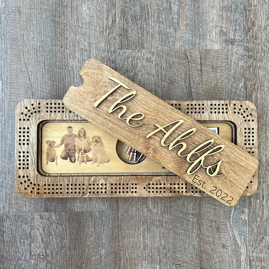 Personalized Cribbage Board
