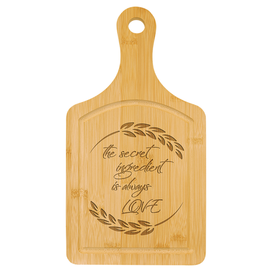 Bamboo Paddle Cutting Board