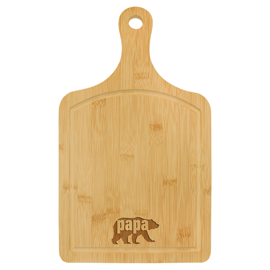 Bamboo Paddle Cutting Board