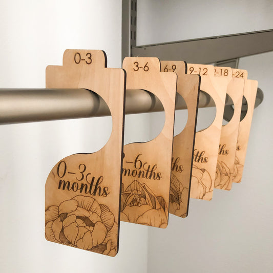 Baby Closet Dividers - Floral