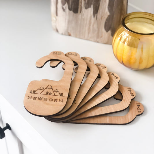 Baby Closet Dividers - Mountains