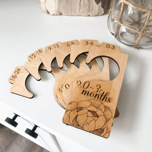 Baby Closet Dividers - Floral