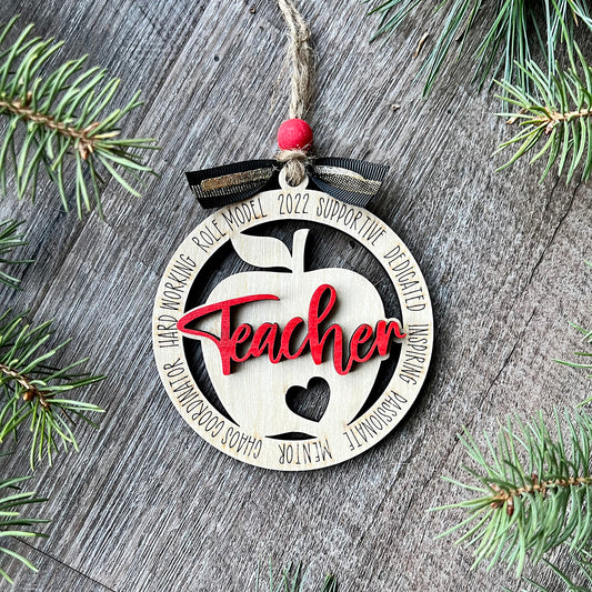 Teacher 2022 Ornament