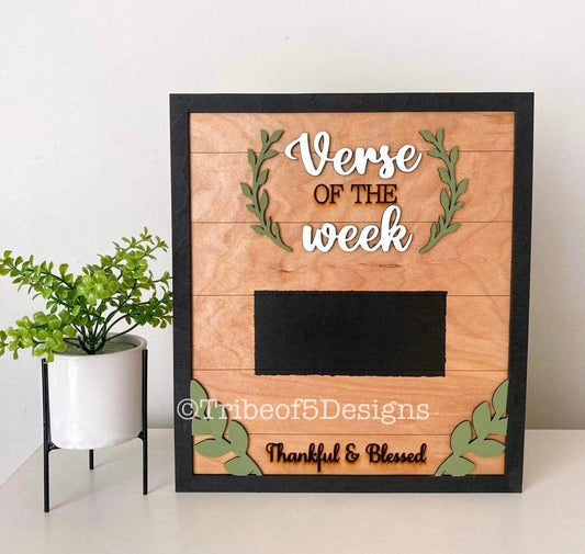 Verse of the Week Sign